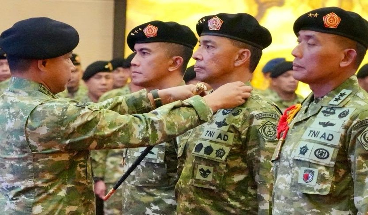 Panglima TNI Lantik Mayjen Lucky Avianto Sebagai Pangkogabwilhan III