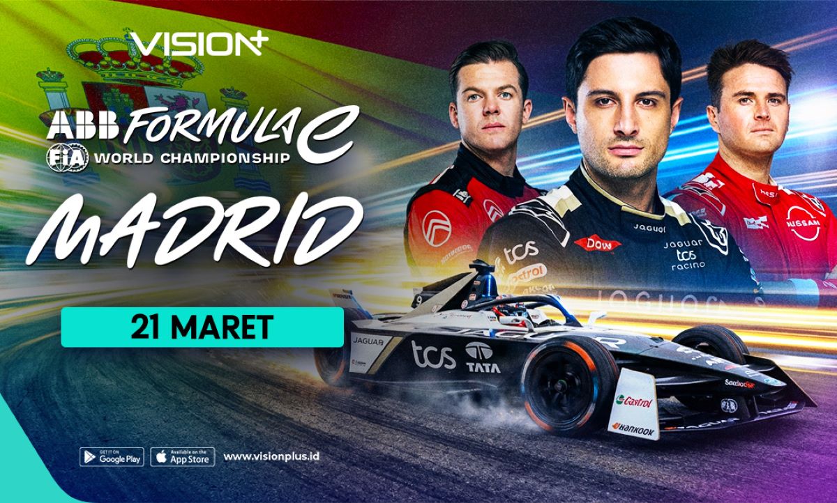 Jadwal dan Link Streaming Formula E Madrid 2026 di VISION+